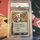2004 Pokemon EX Team Rocket Returns Holo Rocket’s Mewtwo Ex #99 PSA 7