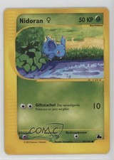 Nidoran F German Pokemon e-Card Series Skyridge #82 2003 on eBay