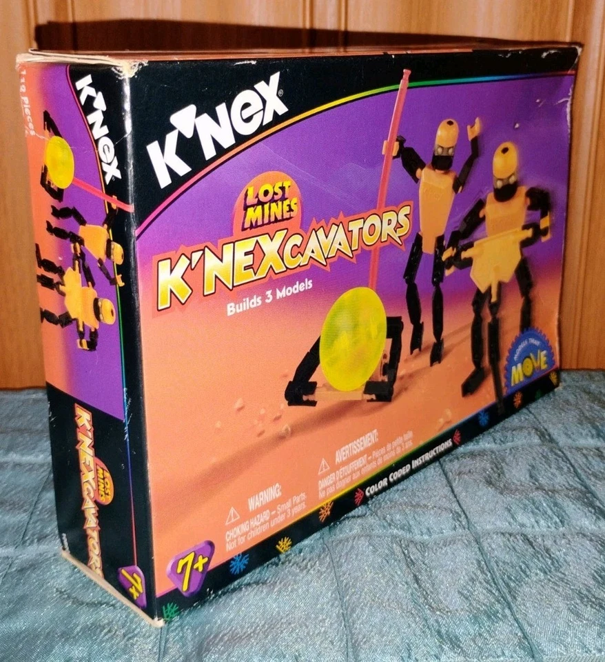 K’NEXcavators 1998 112 Pieces Sealed Lost Mines Series New In Box Knex Stem NIB - Image 2 of 4