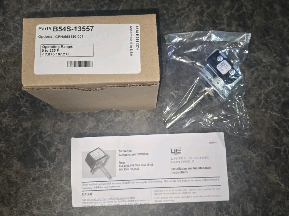 Chromalox Ambient-Sensing Heat Trace Thermostat Pipes UAS-394038 Thermal Devices