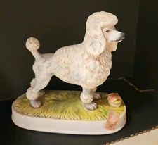  Poodle - Decanter,Lionstone 1975 White Poodle 