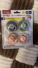 BL Playtex Baby Silicone Pacifier W/ Cover 4 Pack 6-18m latex nipples