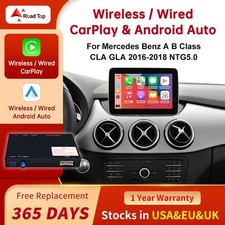 Wireless CarPlay Android Auto Interface NTG5 f&uuml;r Benz W176 C117 A CLA GLA Klasse