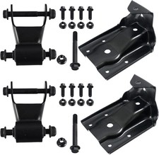 Rear Leaf Spring Hanger Bracket Shackle Kit for Chevy Silverado 1999-2013 GMC