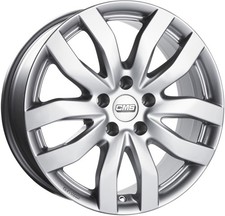 4x Alufelgen CMS C22 racing silber 7,5x17 ET35 LK5 114 17 Zoll Felgen Alu