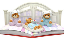 Enesco Lucy and Me Lucy Rigg Porcelain Bed Time Pajamas Bear Figurines Lot of 3