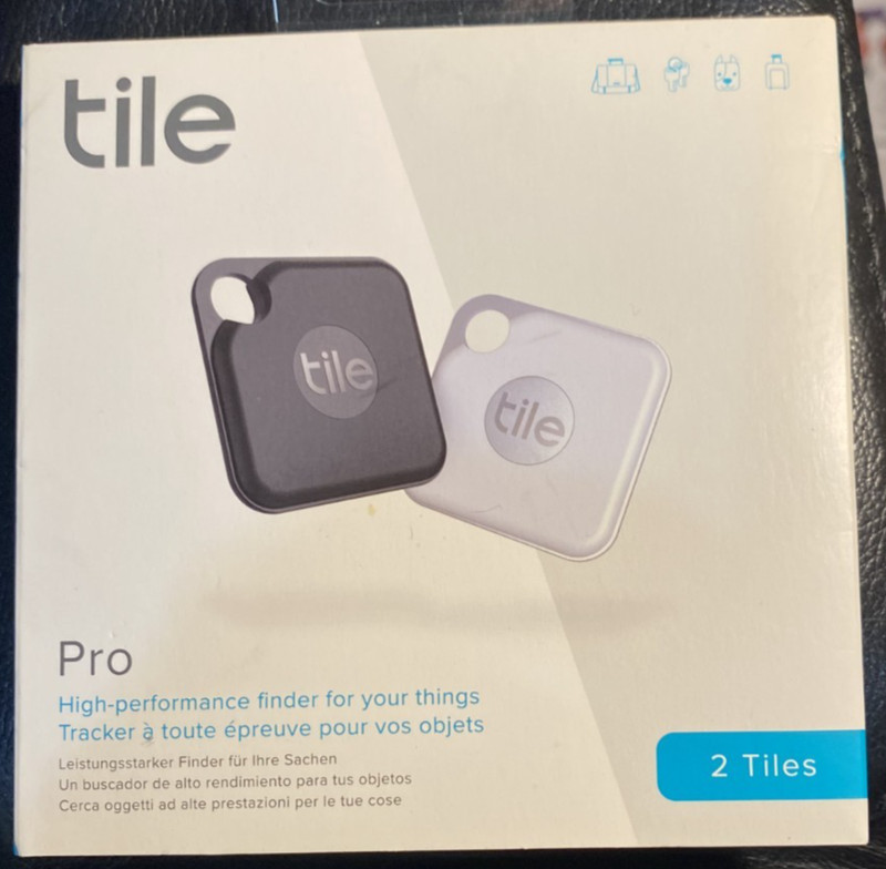 Tile 2020 Pro Item Tracker 2 Pack - Black/White (RE-20002)
