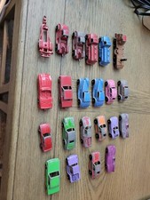 Lot Of 22 Vintage Tootsie Toys Metal Cars In Various Conditions