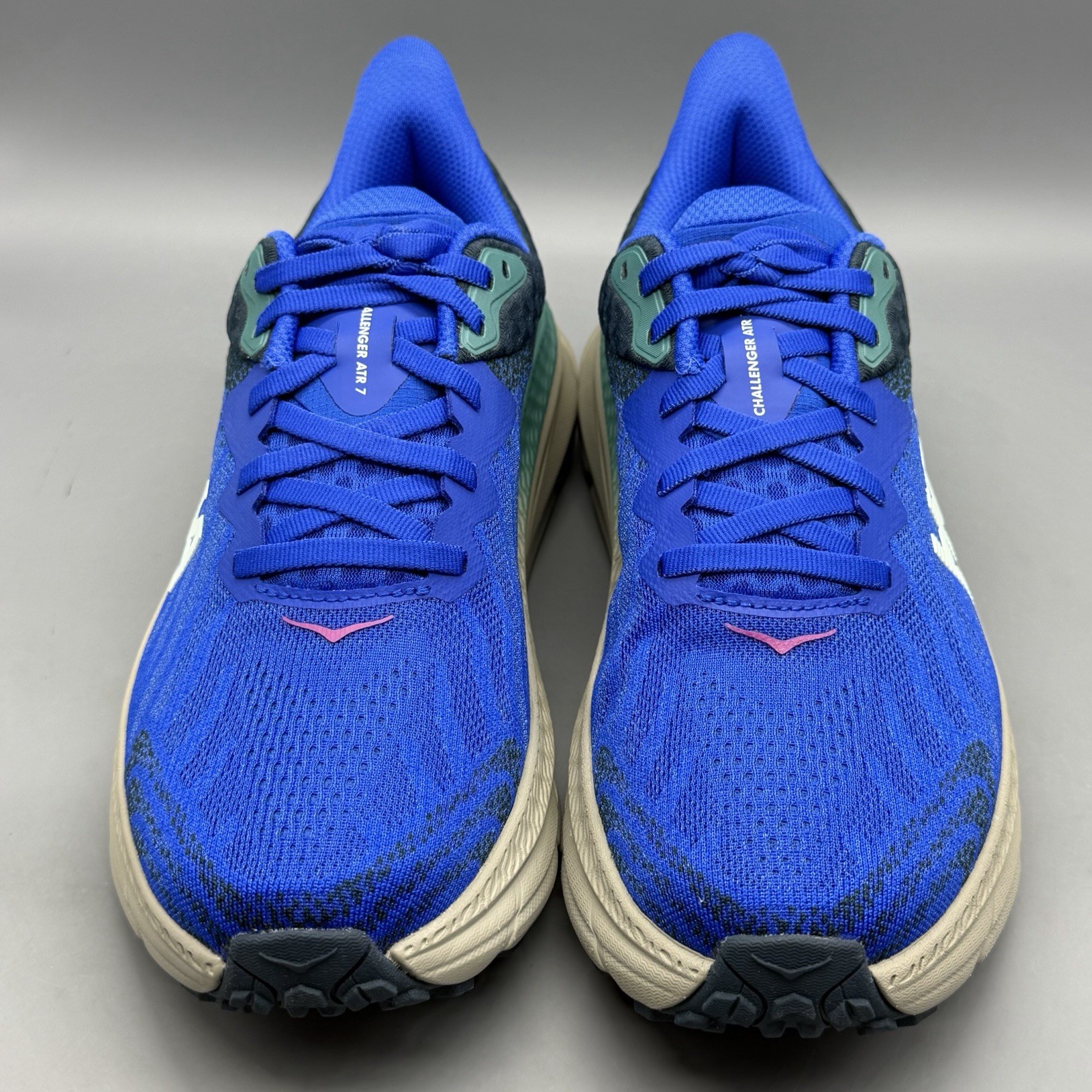 Hoka One One Challenger ATR 7 Men’s 9 D Blue Teal Trail Hiking Terrain Shoes NWB thumbnail 2