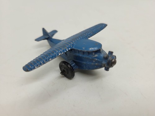NICE VINTAGE 1930'S KANSAS TOYS  SLUSH MOLD SINGLE PROP AIRPLANE
