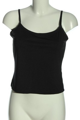 Spaghettiträger Top Damen Top Gr. DE 36 schwarz Casual-Look