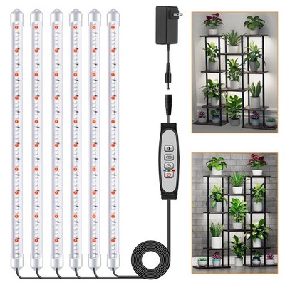 16'' 6 Bars Grow Light Strips for Indoor Plants with Auto ON/Off Timer 6/12/1...