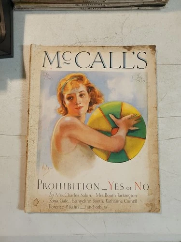 Vintage McCall’s Magazine.  July 1930