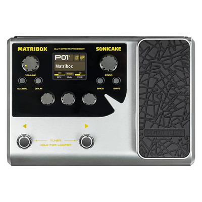Matribox 140 Gitarre Bass Multieffektprozessor Expression Pedal Looper QME-50