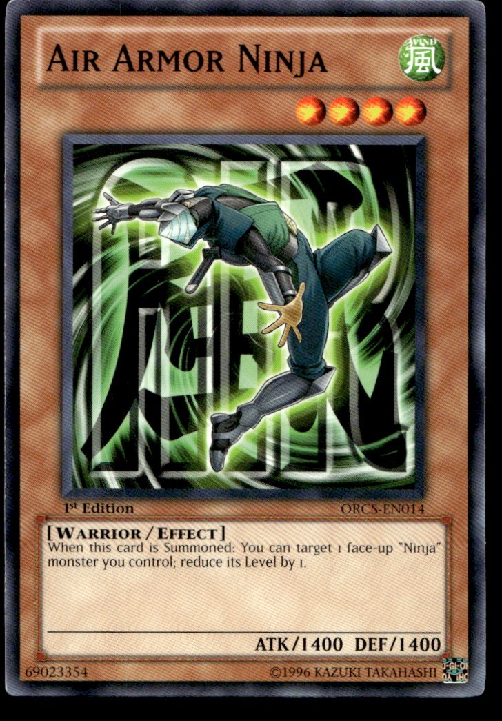 Air Armor Ninja Order of Chaos ORCS-EN014 MP YuGiOh TCG 