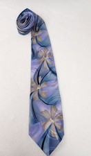 Jerry Garcia Silk Tie Moder Furniture Collection Men's Neck Tie Flowers
