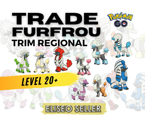Pokemon Furfrou Trim GO - Furfrou Trim - Regional Furfrous - Trim ALL