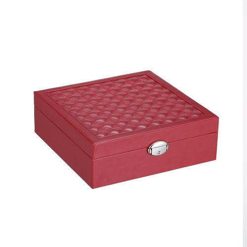 PU Leather Multi Small Boxes Inside Jewelry Cosmetic Storage Organizer Box - Picture 10 of 14