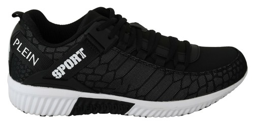 Black Adrian Logo SoftHi-Top Sneakers Shoes | Philipp Plein