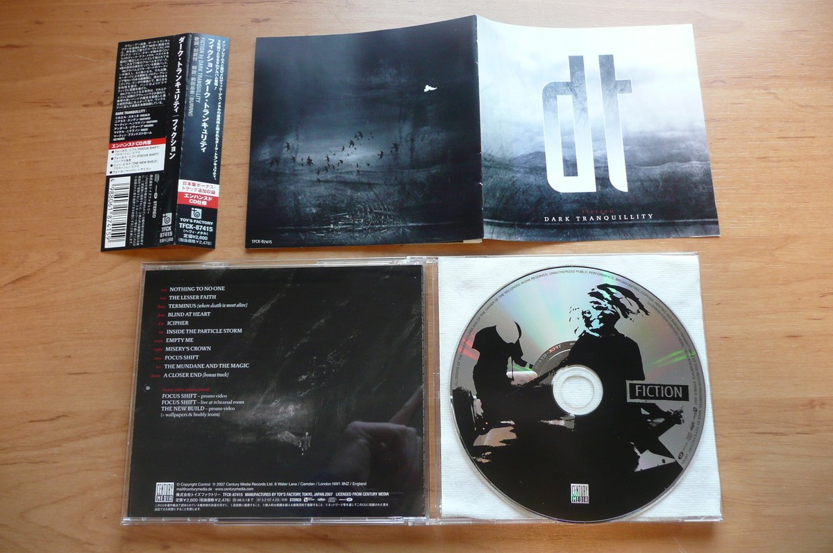 CD DARK TRANQUILLITY - FICTION / TOY'S FACTORY 2007 / RARE DEATH