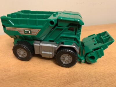 Bandai Power Rangers 1997 DBL.Morphing Rescue Zord Transformer green truck #3