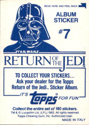 Star Wars ROTJ Trading Card Sticker Album Complete Your Set You Pick 1983 Topps - Bild 15 von 355