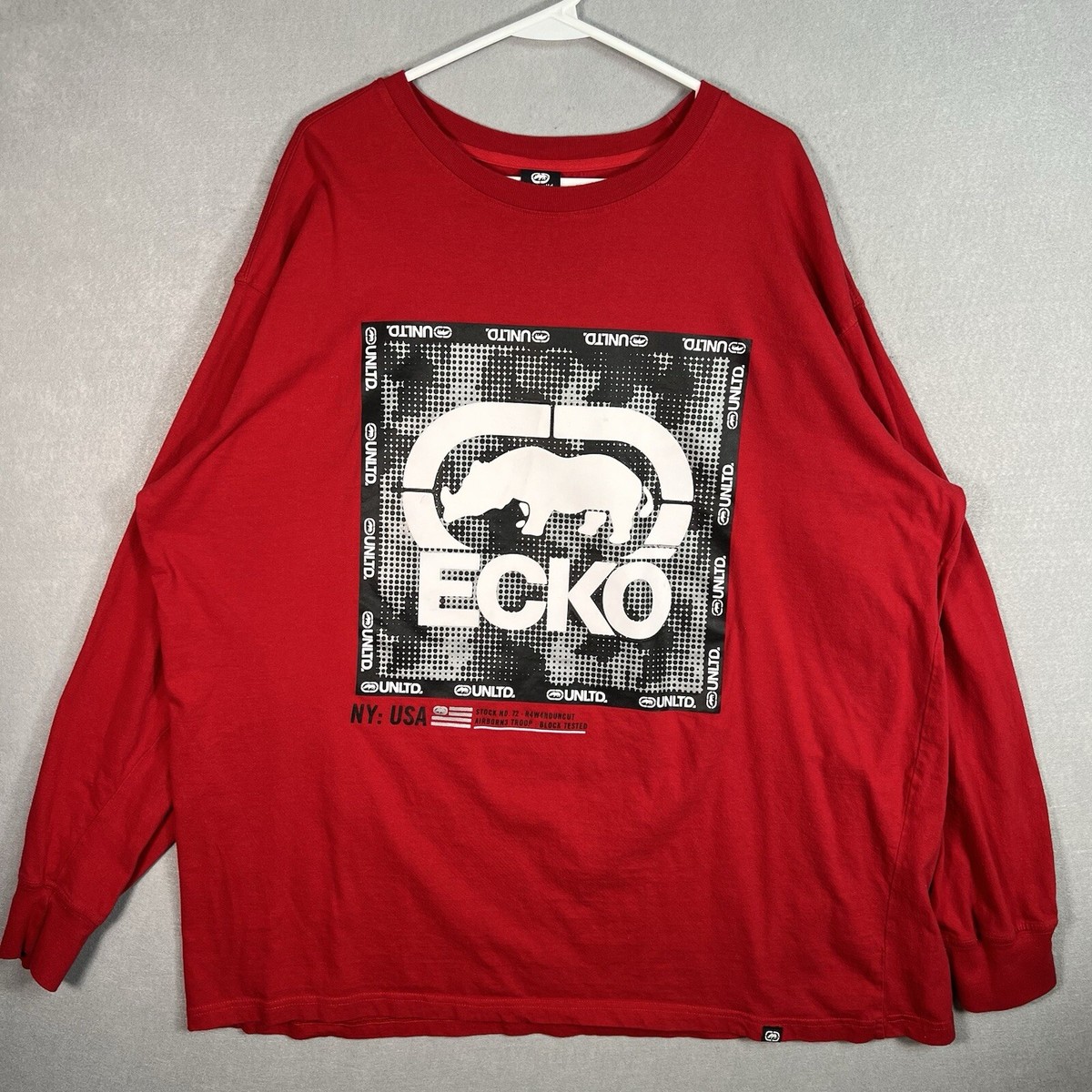 90s ECKO UNLIMITED HIPHOP 長袖 総柄 shirt 90s ECKO UNLIMITED HIPHOP 長袖 総柄 shirt