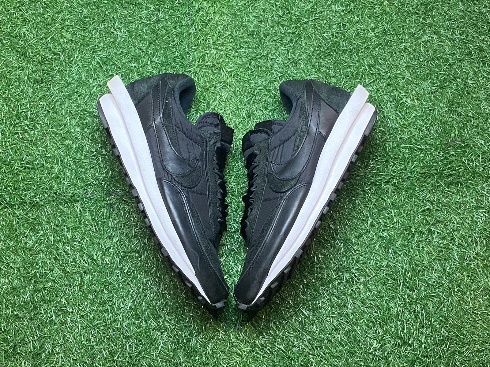 SACAI X NIKE Nike sacai x LDWaffle nylon nero taglia 9 5