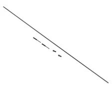 Tron Helicopters Tail Pushrod Assembly (Dnamic/NiTron 90) [TR680-513]