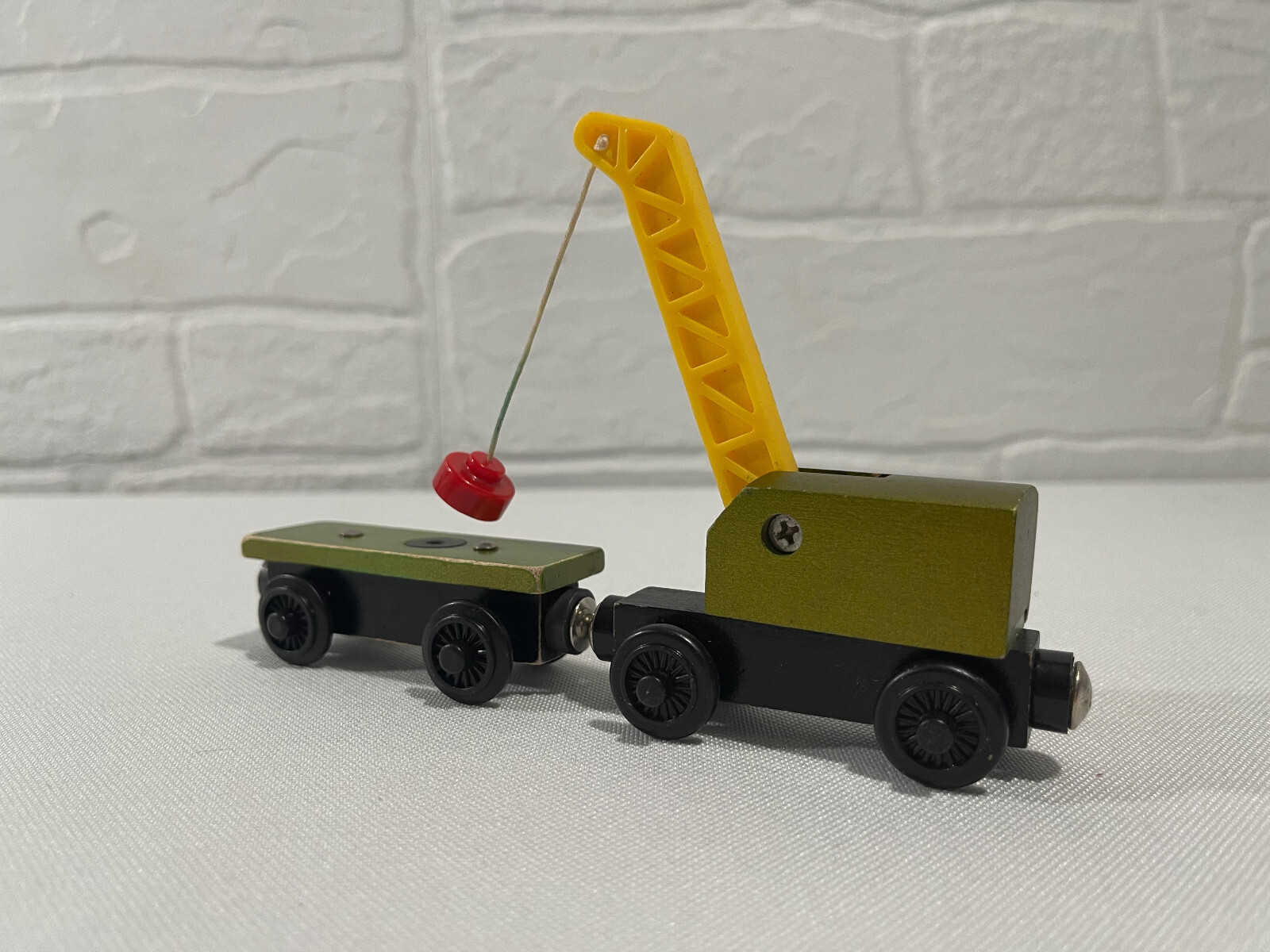 Thomas & Friends Wooden Railway Train Tank Engine BREAKDOWN TRAIN and FLATBED