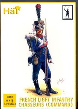HaT Miniatures 1/72 FRENCH LIGHT INFANTRY CHASSEURS COMMAND Figure Set