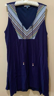 Love Delirious Dress, PLUS Size 2X, Navy, Sleeveless, Lined