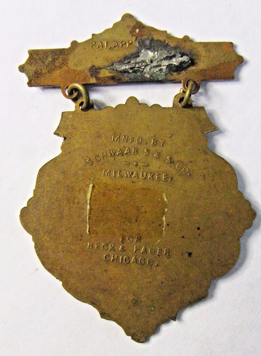 rare 1893 MINNESOTA State COLUMBIAN EXPOSITION badge medal pinback