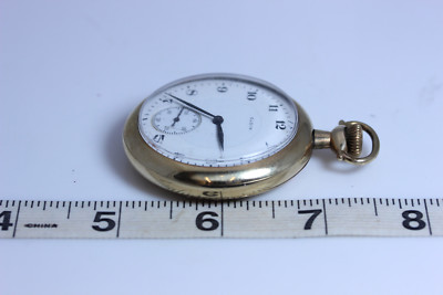 Montre De Poche Elgin Vintage Remplie D'or Tricolore - Années 1890 - 15 Rubis - État Exceptionnel
