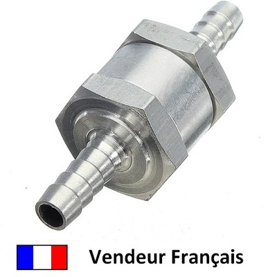 Clapet Anti-retour Aluminium 12 Mm – Pour Carburant Essence Ou Diesel, Neuf, 1 Pièce