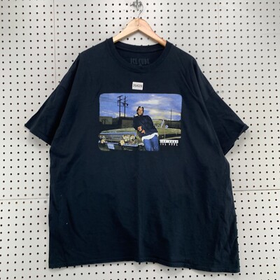 Ice Cube Shirt Mens 3XL Black Hip Hop Rap TEE Short Sleeve 27x32