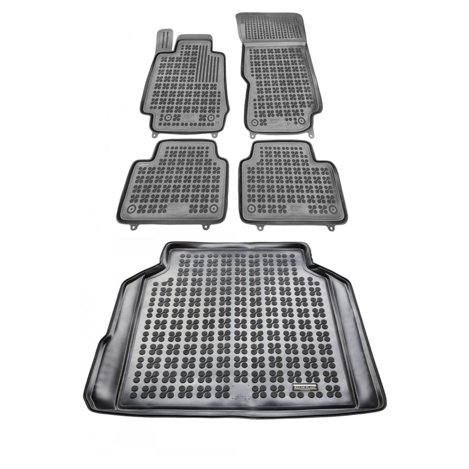 Tapis de sol Alfa Romeo Giulia 2016 haut de gamme finitions velours noir