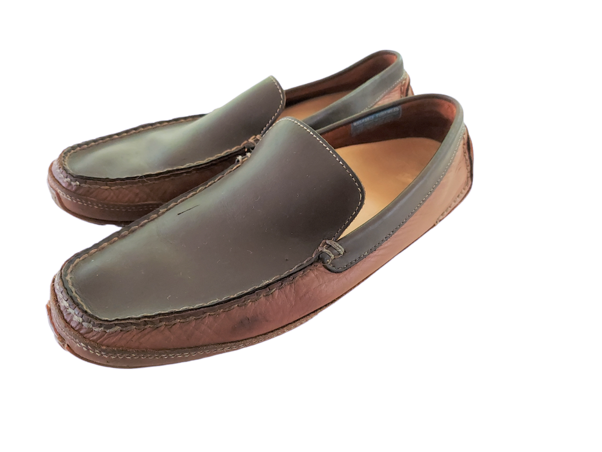 Rockport Men\'s Brown Leather Slip On Loafers Size 12 Men main image 2