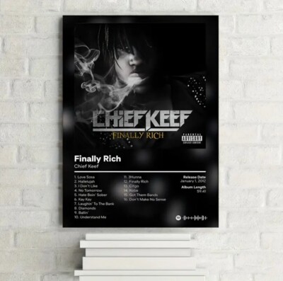 Chief Kief  Finally Rich  Poster (16x24 inches)