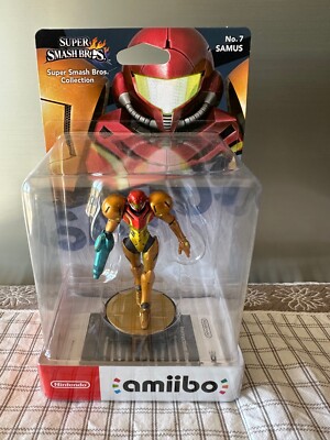 NINTENDO AMIIBO SAMUS Nº 7 Super Smash Bros Collection Neu Sealed