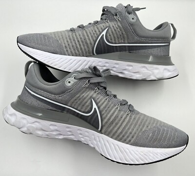 NIKE React Infinity Run Flyknit 2 Particle Gray 2021 CT2423-001 M 14 W 15.5