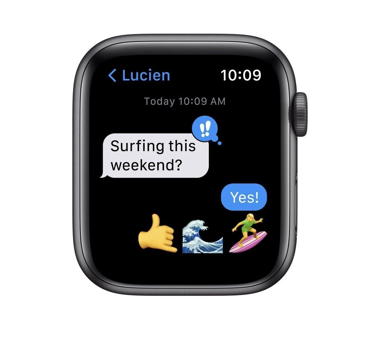 Apple Watch SE 44mm Midnight Space Gray Aluminum Case with
