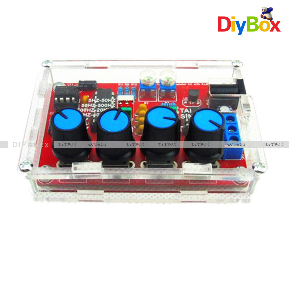 XINDELE Signalgenerator ICL8038 Hohe Präzision Signal Generator DIY Kit Sinus/Dreieck/Quadrat/Sägezahn Ausgang 5Hz ~ 400 kHz Einstellbare Frequenz Amplitude