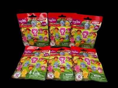 Schleich Bayala Baby Toadstool Mushroom Blind Bags Toys Mystery Fairy Garden x6
