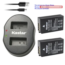 Kastar Battery Dual USB Charger for EN-EL20 EN-EL20a & Nikon Coolpix P950 Camera