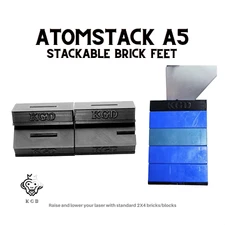 Atomstack A5 Stackable Brick Feet | Easily Adjust Your Lasers Height With Blocks