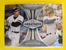 2019 Topps Chrome Greatness Returns #GRE13 Giancarlo Stanton & Reggie Jackson