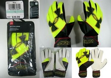 Under Armour men's 40 UA Challenge Goalkeeper Goalie Gloves Size 8 NWT neon-blk