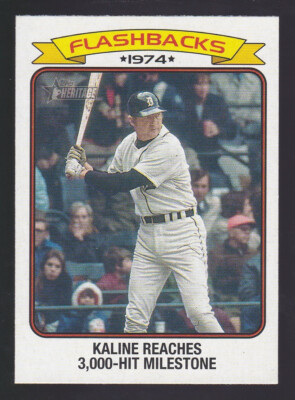 2023 Topps Heritage #BF-10 AL KALINE 1974 Baseball Flashbacks Insert