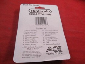 Nintendo Collector Pins Series "A" Super Mario Bros. Luigi No. 2 NES Era NEW!